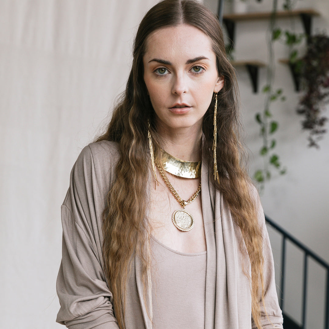 Gold Medallion Necklace