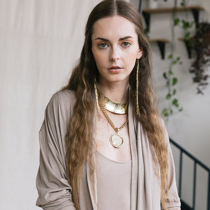 Gold Medallion Necklace