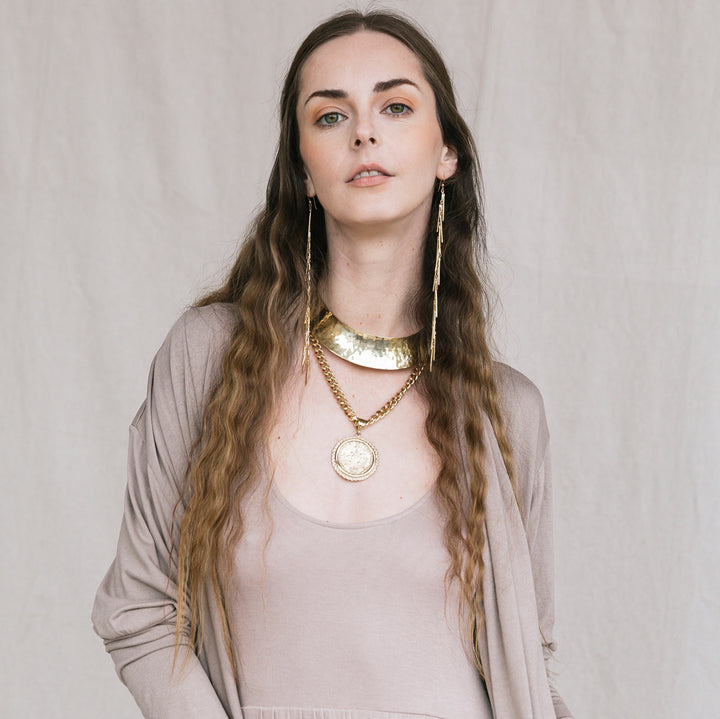 Gold Medallion Necklace