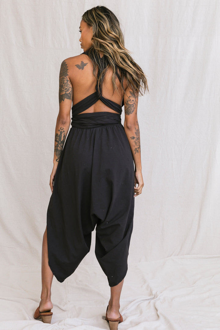 Eileen Lycra Halter Jumpsuit