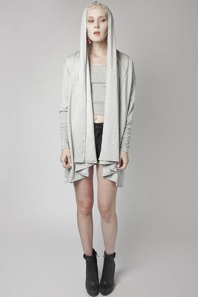 Indie Loose Knit Terry Wrap