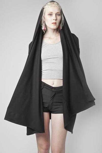 Indie Loose Knit Terry Wrap