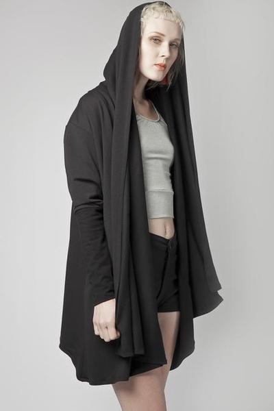 Indie Loose Knit Terry Wrap