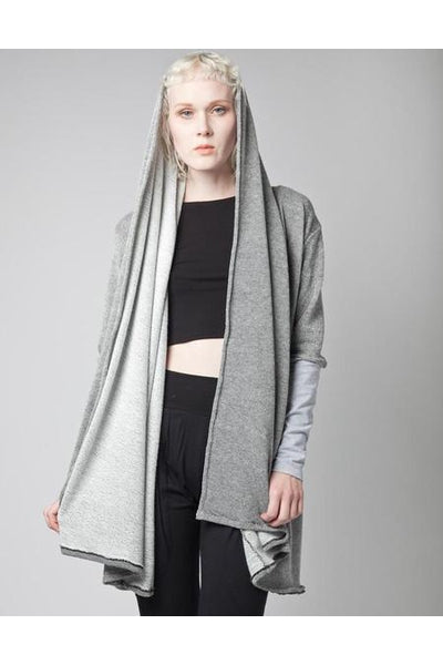 Indie Loose Knit Terry Wrap
